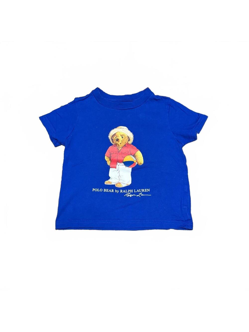 rare polo ralph lauren blue baby tee
